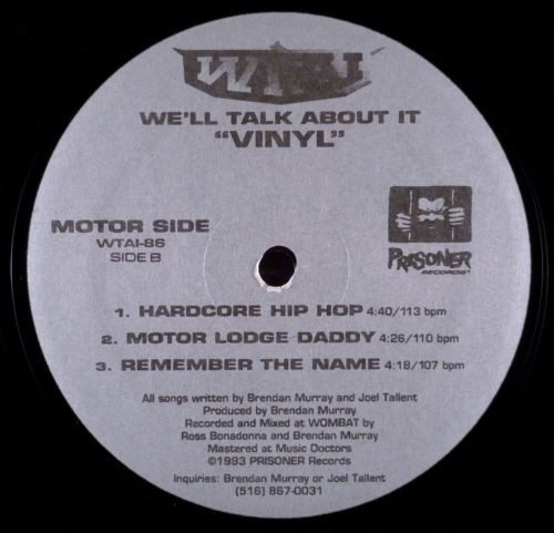 WTAI (We'll Talk About It) — Vinyl cover
