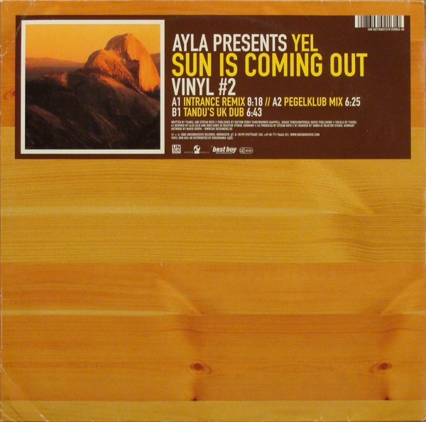 Ayla Presents Yel — Sun Is Coming Out (Vinyl #2) cover