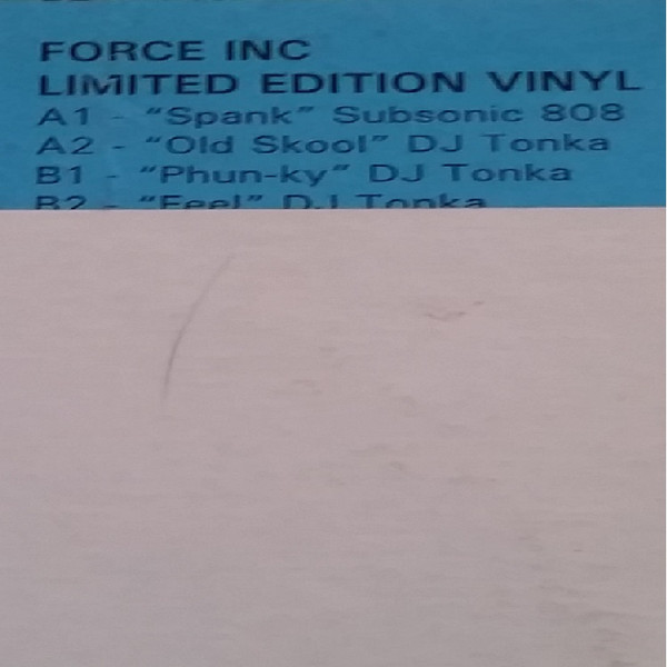 Subsonic 808 / DJ Tonka — Force Inc Limited Edition Vinyl cover