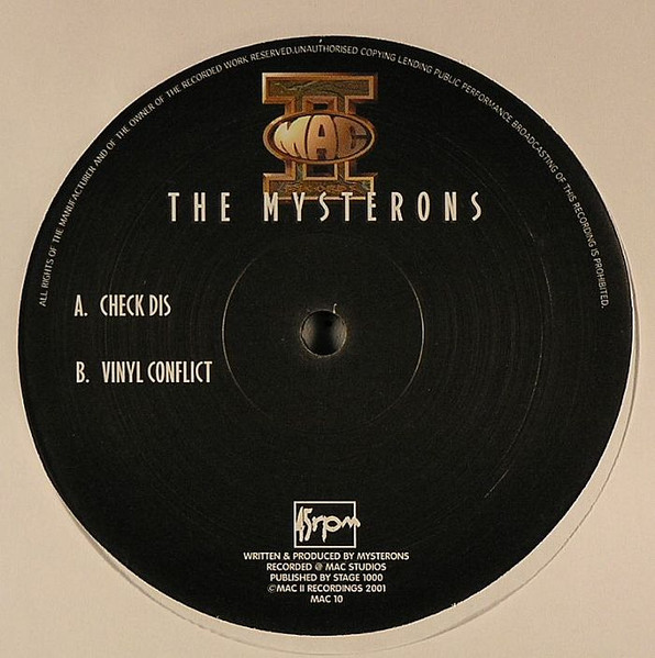 Mysterons, The — Check Dis / Vinyl Conflict cover