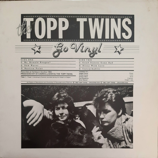 Topp Twins — Go Vinyl cover