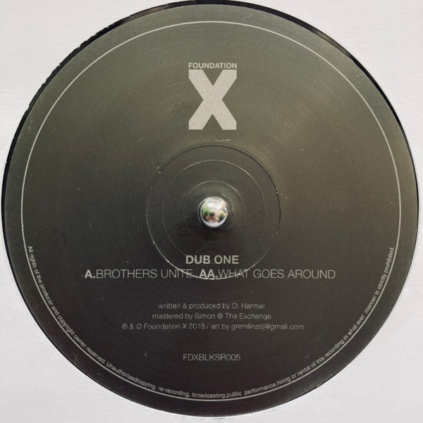 Dub One — Brothers Unite / What Goes Around cover