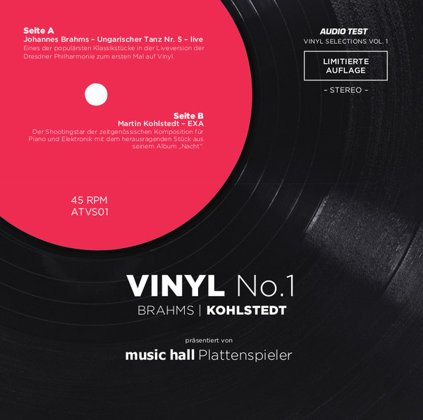 Dresdner Philharmonie, Martin Kohlstedt — VINYL No. 1 cover