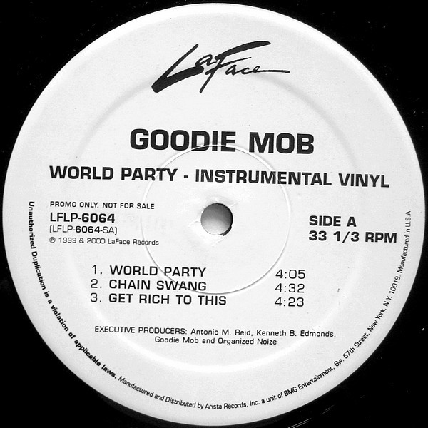 Goodie Mob — World Party (Instrumental Vinyl) cover