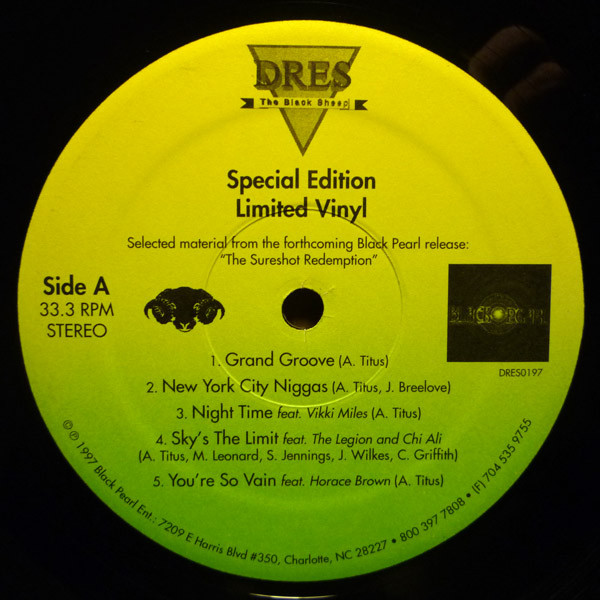 Dres — Special Edition Limited Vinyl cover