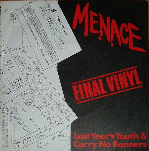 Menace (7) — Final Vinyl cover