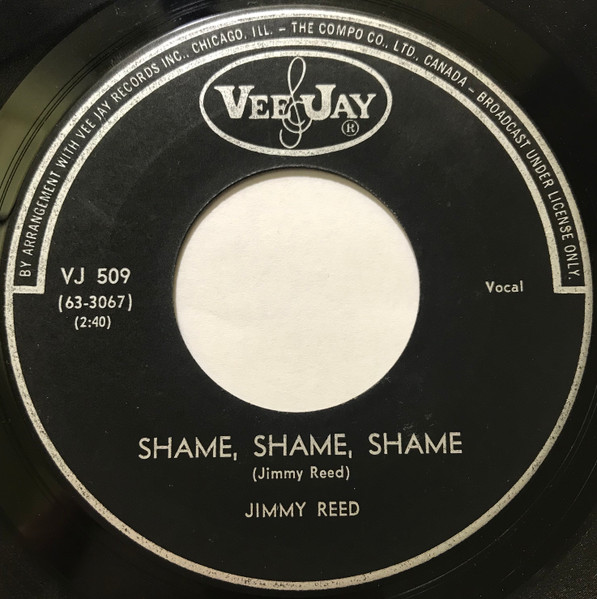 Jimmy Reed — Shame, Shame, Shame / There'll Be A Day cover
