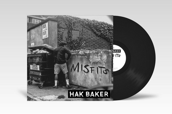 Hak Baker — Misfits EP + Misfits Unplugged super lad LTD Edition 12" Vinyl cover