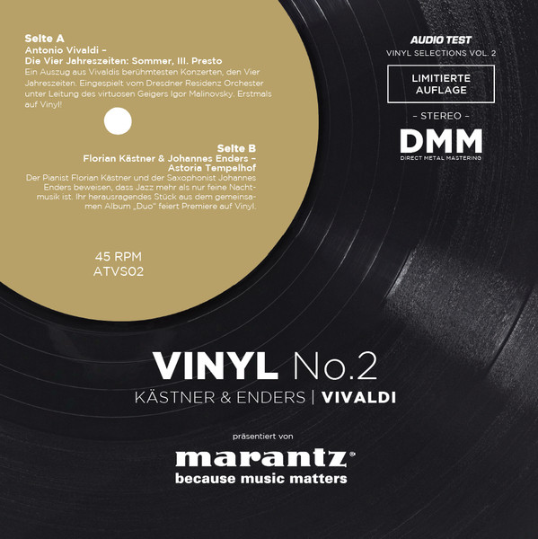 Dresdner Residenz Orchester, Igor Malinovsky, Florian Kästner, Johannes Enders — VINYL No. 2 cover