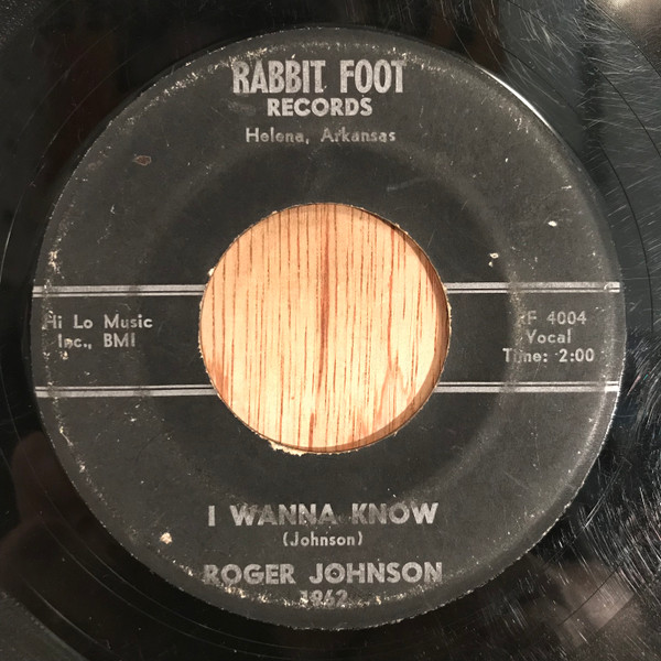 Roger Johnson (18) — I Wanna Know / Blues In B-Flat cover