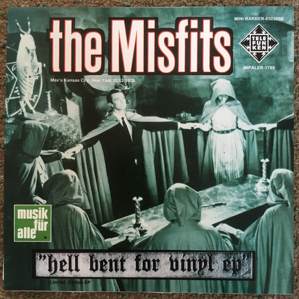 Misfits — Hell Bent For Vinyl EP cover