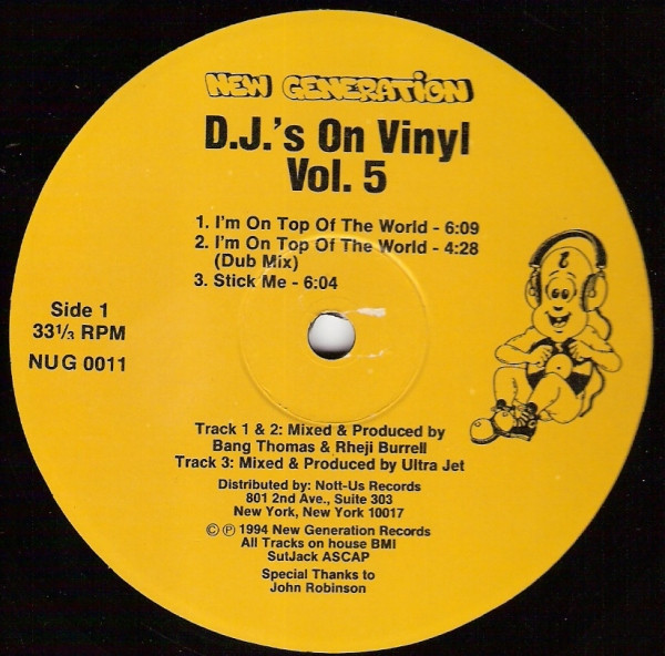 Various — D.J.'s On Vinyl Vol. 5 cover