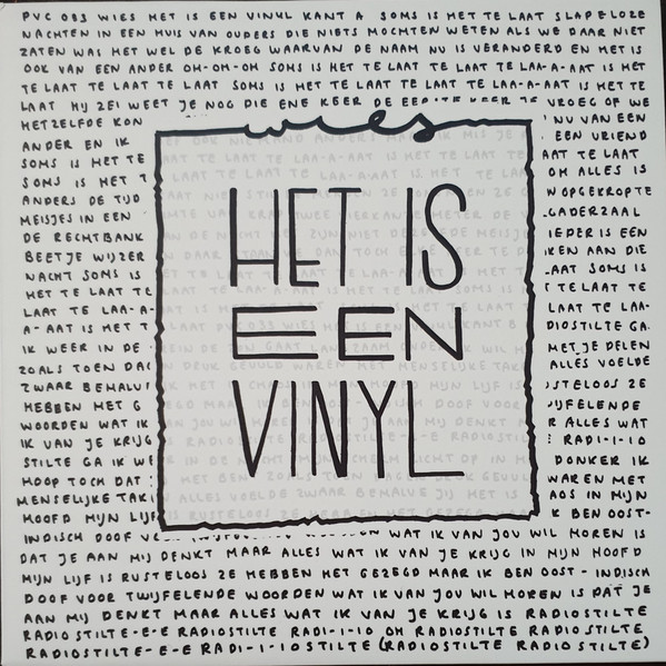 Wies (2) — Het Is Een Vinyl cover