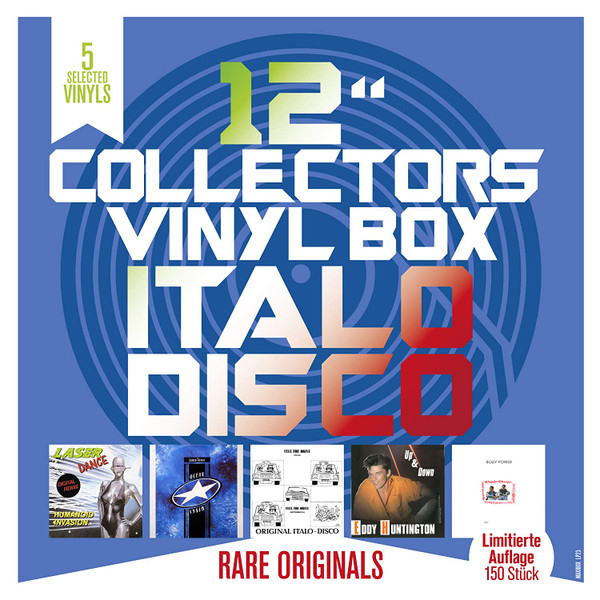 Various — 12" Collectors Vinyl Box Italo Disco cover