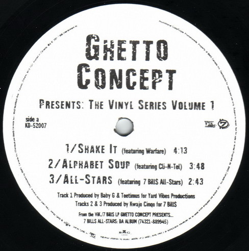 Ghetto Concept — The Vinyl Series Volume 1 cover