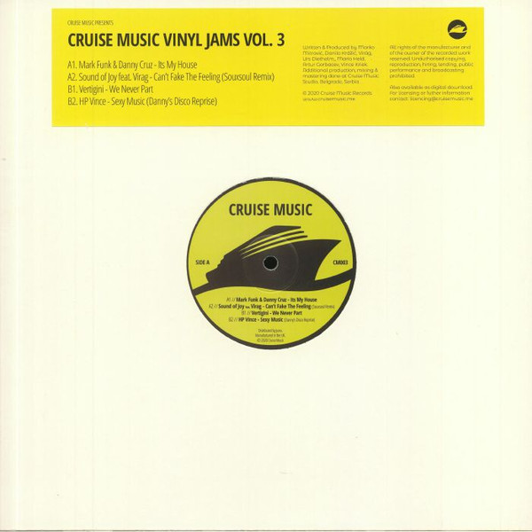 Various — Cruise Music Vinyl Jams Vol. 3 cover