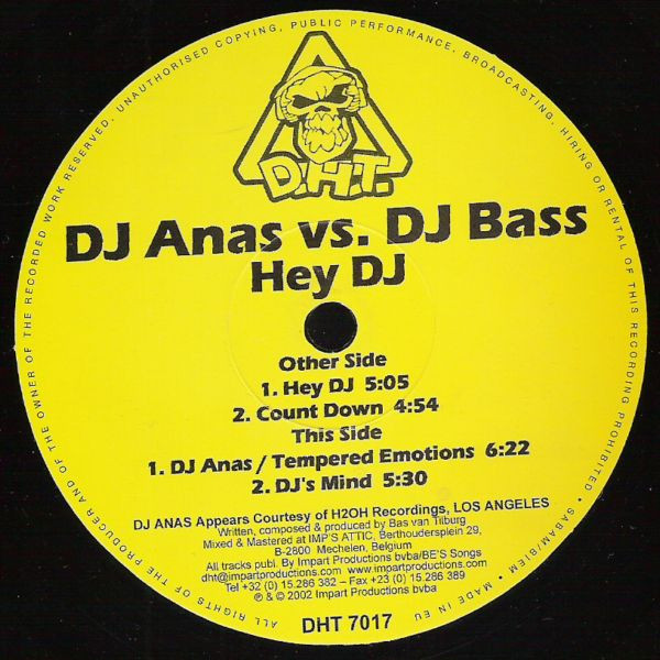 DJ Anas vs. DJ Bass — Virus 08 - The Official Vinyl Release cover