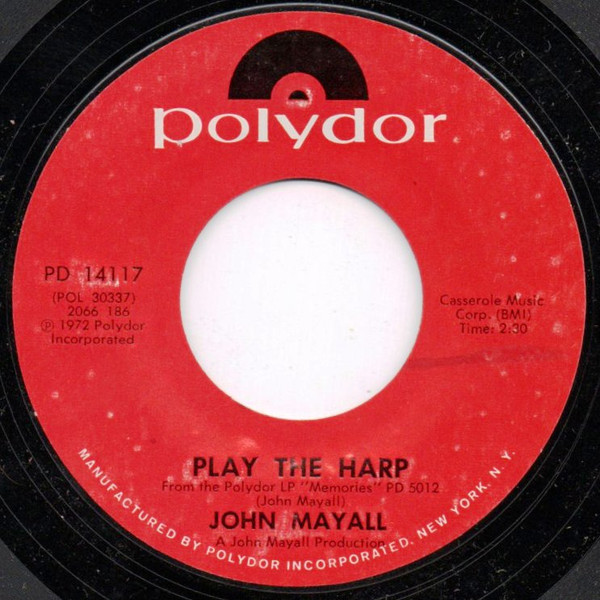 John Mayall — Play The Harp cover
