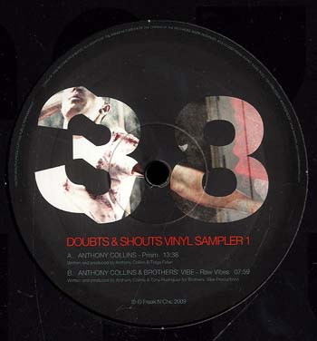 Anthony Collins — Doubts & Shouts Vinyl Sampler 1 cover