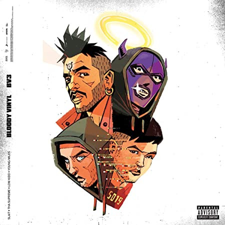Dj Slait, Tha Supreme, Low Kidd, Young Miles (2) — Bloody Vinyl 3 cover