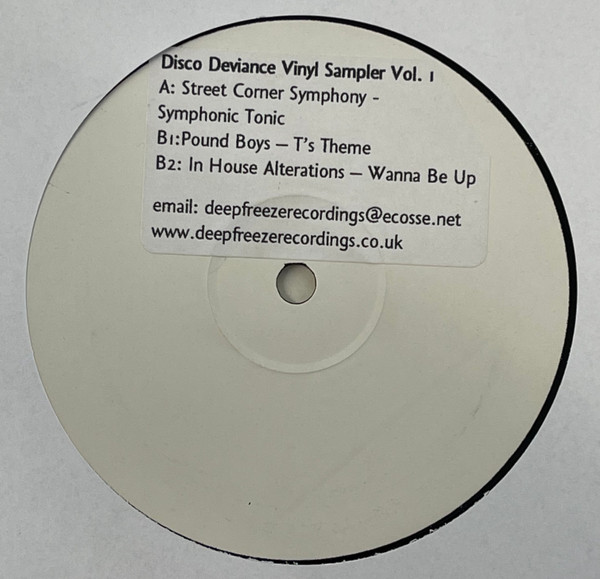 Various — Disco Deviance Vinyl Sampler Vol. 1 cover