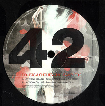Anthony Collins — Doubts & Shouts Vinyl Sampler 2 cover