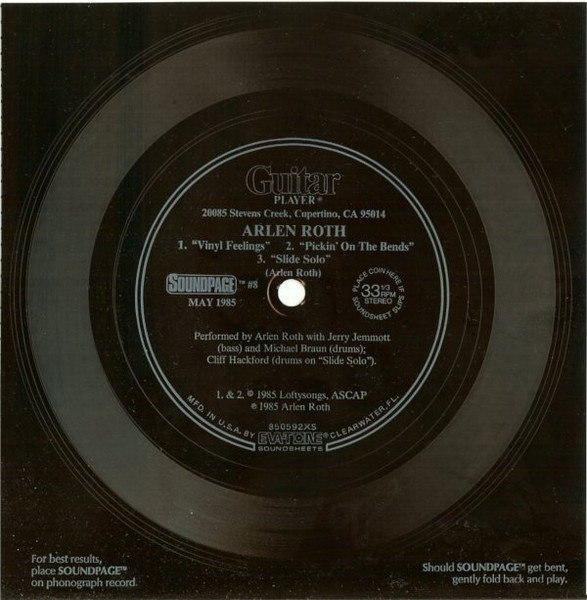 Arlen Roth — Vinyl Feelings cover