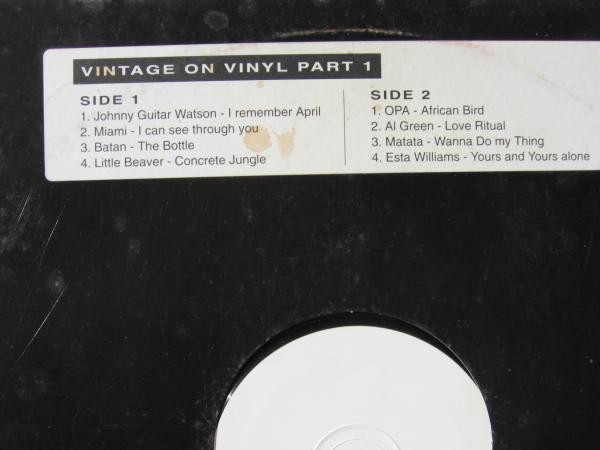 Various — Vintage On Vinyl Part 1 cover