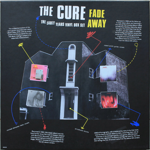 Cure, The — Fade Away: The Early Years Vinyl Box Set cover