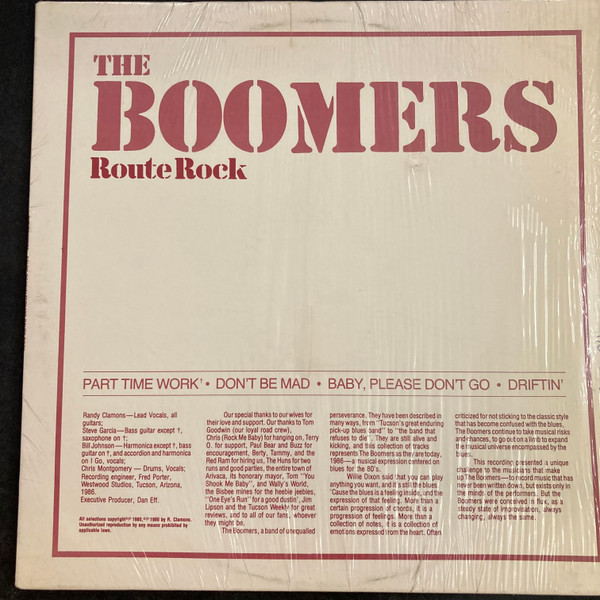 Boomers (6), The — Route Rock cover