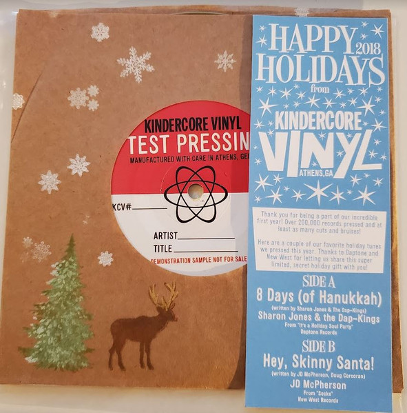 Sharon Jones & The Dap-Kings &  JD McPherson — Happy Holidays From Kindercore Vinyl 2018 cover