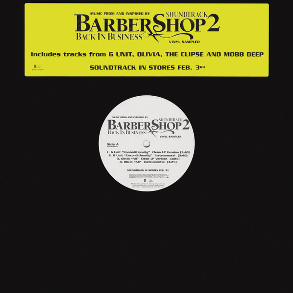 Various — Barbershop 2 (Soundtrack) Vinyl Sampler cover