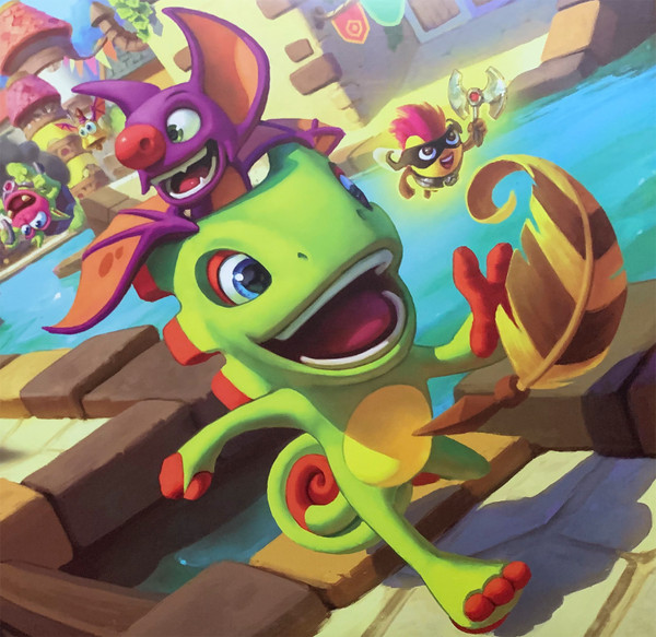 David Wise, Grant Kirkhope, Matt Griffin (11) & Dan Murdoch (2) — Yooka-Laylee And The Impossible Lair Vinyl Soundtrack cover