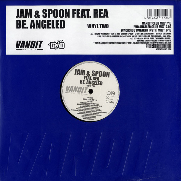 Jam & Spoon Feat. Rea Garvey — Be. Angeled (Vinyl Two) cover