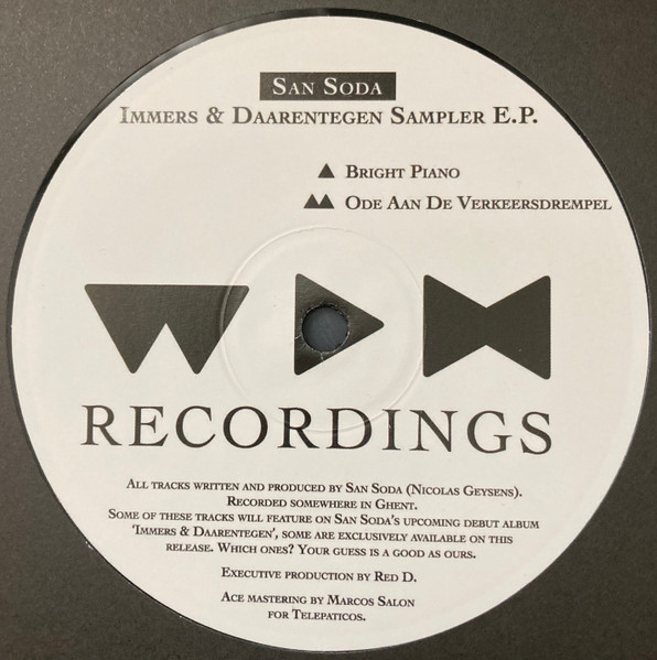 San Soda — Immers & Daarentegen Sampler E.P. cover