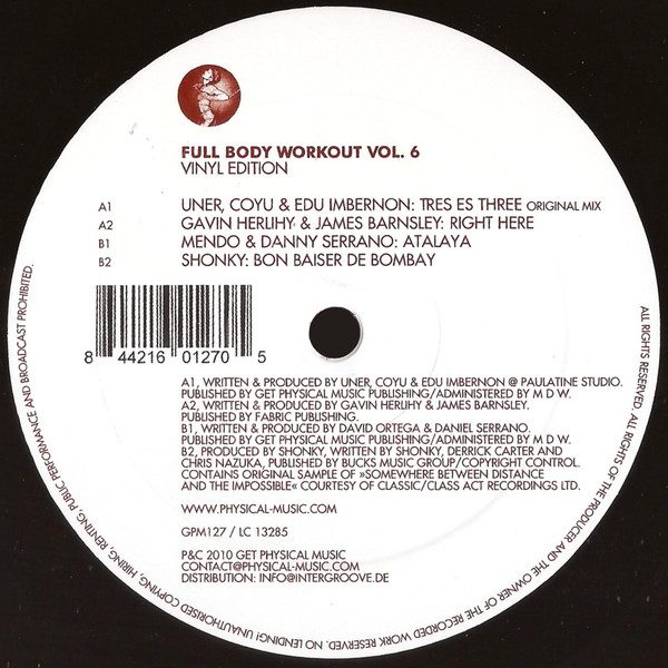 Various — Full Body Workout Vol. 6 (Vinyl Edition) cover
