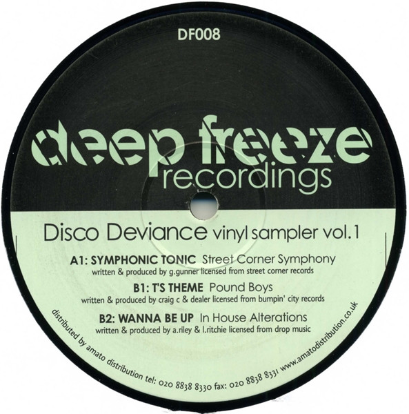 Various — Disco Deviance Vinyl Sampler Vol. 1 cover