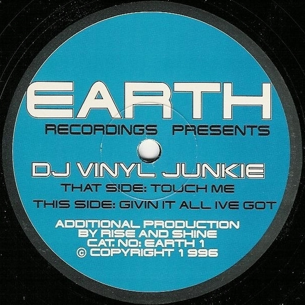 Vinyl Junkie — Earth Recordings Vol 1 cover