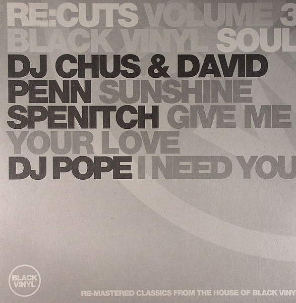 Various — Re:Cuts Volume 3 (Black Vinyl Soul) cover