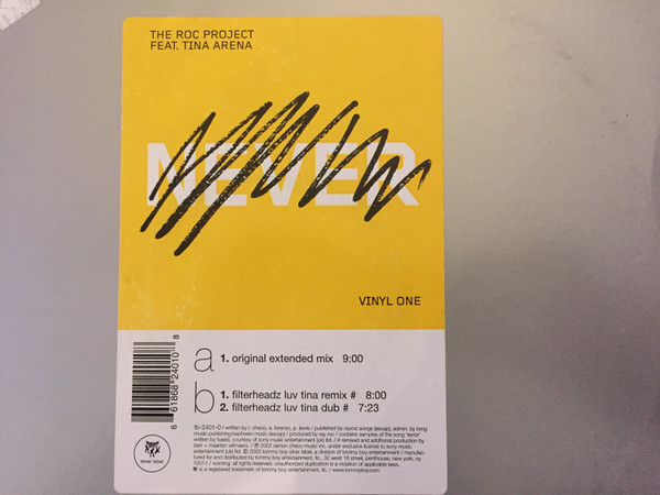 Roc Project, The — Never (Past Tense) - Vinyl One cover