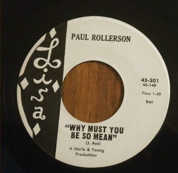 Paul Rollerson — Why Must You Be So Mean cover