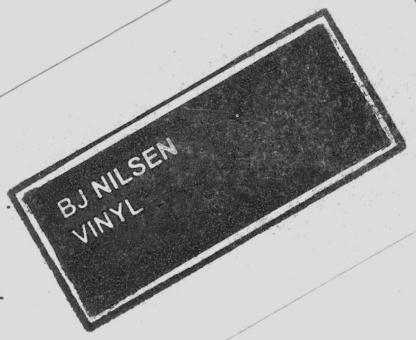 BJNilsen — Vinyl cover