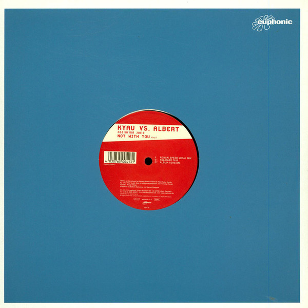 Kyau & Albert Featuring Julia Lutat — Not With You (Vinyl 1) cover