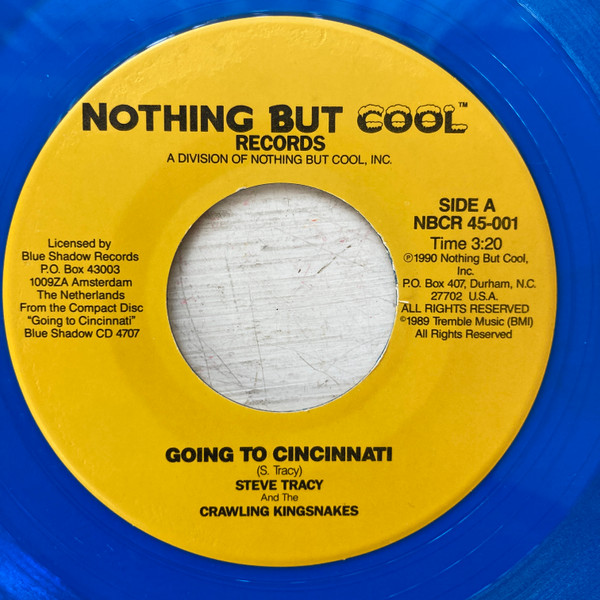 Steve Tracy And The Crawling Kingsnakes — Going To Cincinnati cover
