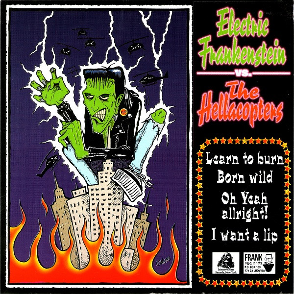 Electric Frankenstein / Hellacopters, The — Electric Frankenstein Vs. The Hellacopters cover