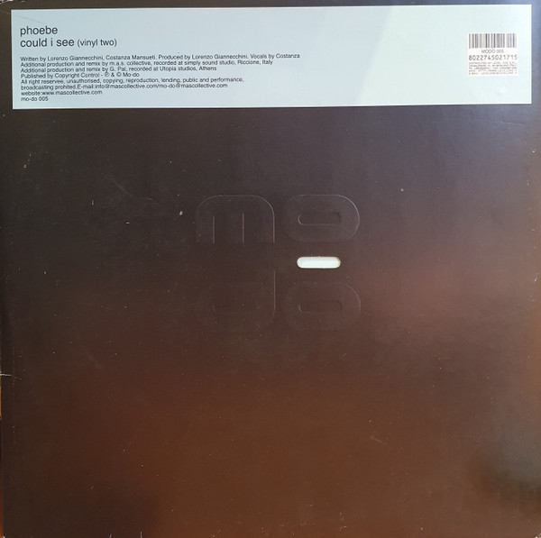 Phoebe — Could I See (Vinyl Two) cover