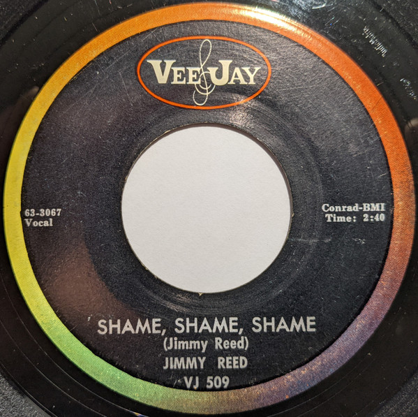 Jimmy Reed — Shame, Shame, Shame / There'll Be A Day cover