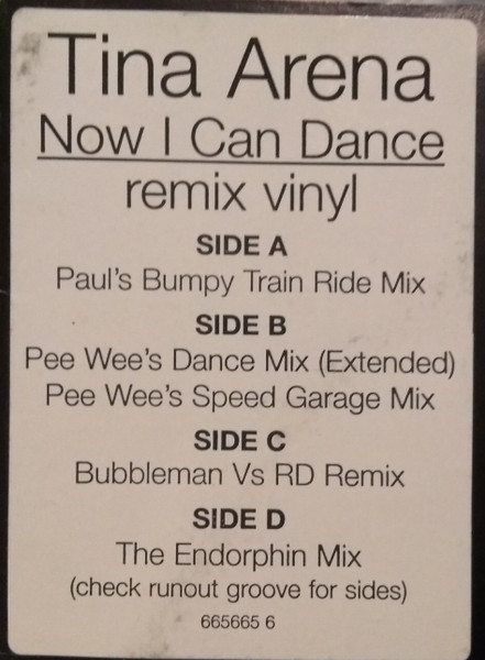 Tina Arena — Now I Can Dance (Remix Vinyl) cover