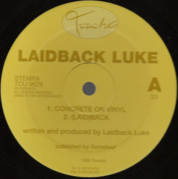 Laidback Luke — Concrete On Vinyl cover