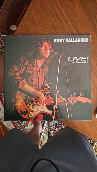 Rory Gallagher — Live in Europe cover